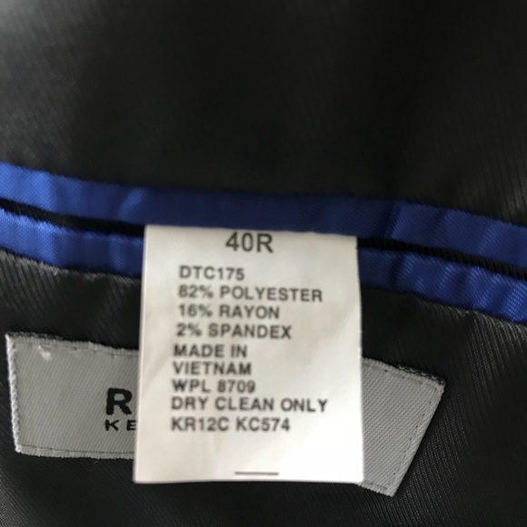 Kenneth Cole Slim-Fit Paisley Dinner Jacket - Picture 3 of 6